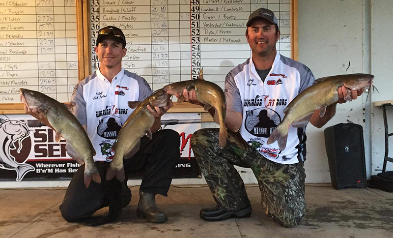 Nicholas Fortier and Randy Franco show off their Championship cats. (courtesy photo)