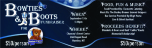 ‘Bowties and Boots’ dinner and dance to raise money for Blankets and Bears