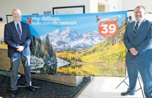 Frontier Airlines announces low airfare flights from Billings to Denver