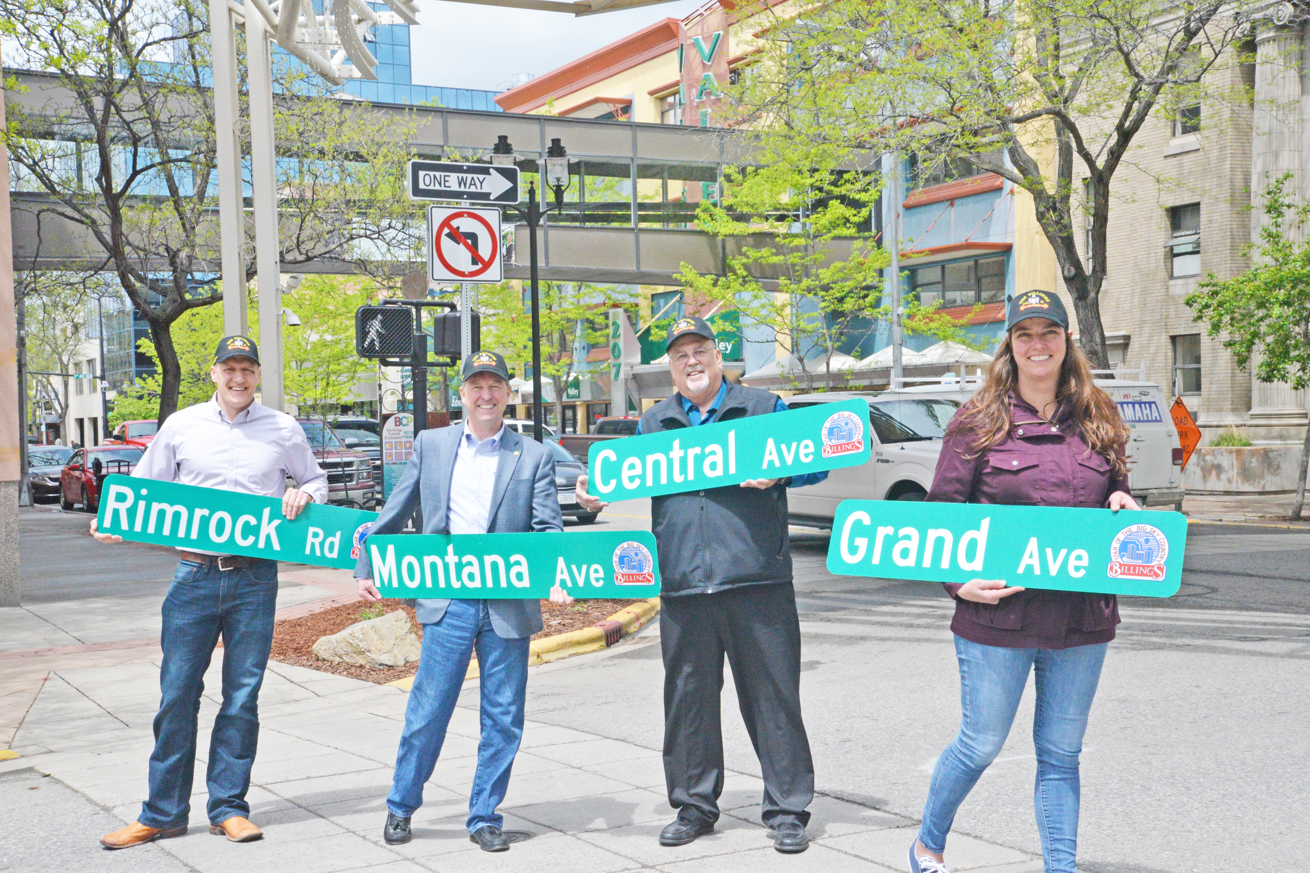 USS Billings gets decked out with hometown signs
