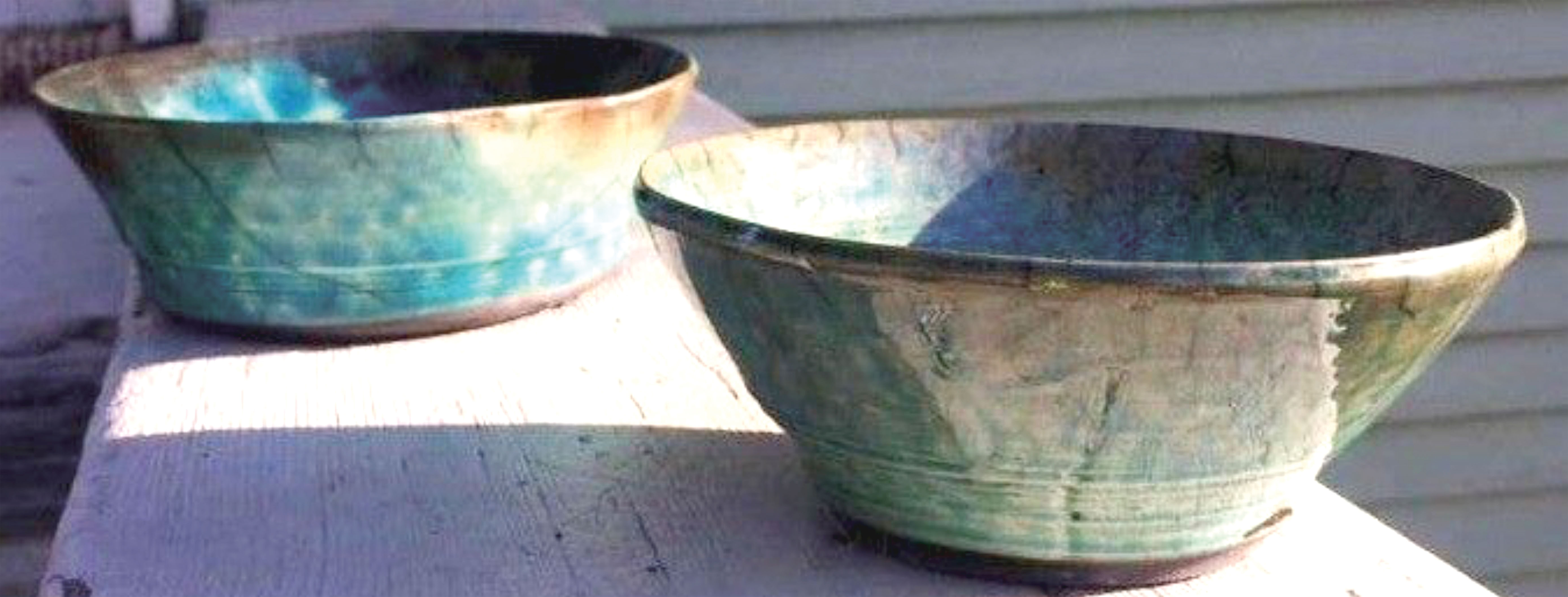 Pottery made by artist Danielle Kucera that will be for sale during the ArtWalk at the Classic Car and Art Show on August 2nd at 2111 Montana Ave. (Courtesy photo)