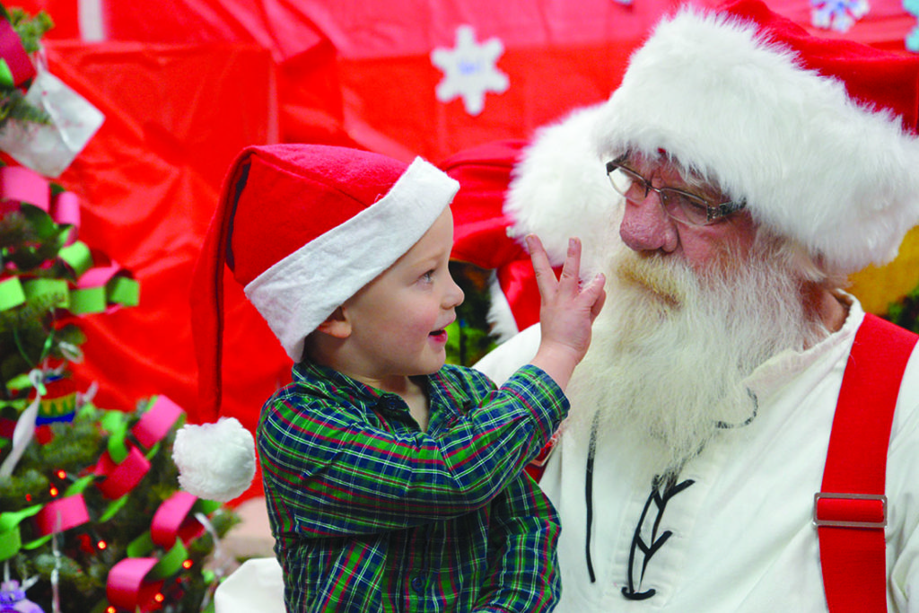 Santa made spirits bright at Worden Christmas Stroll