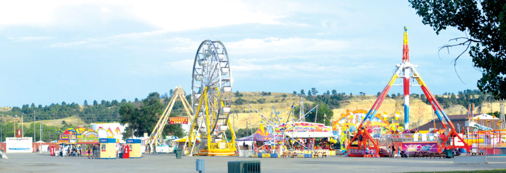 With only some 1000 people attending the carnival at Montana Fair on Friday there was plenty of room for social distancing.