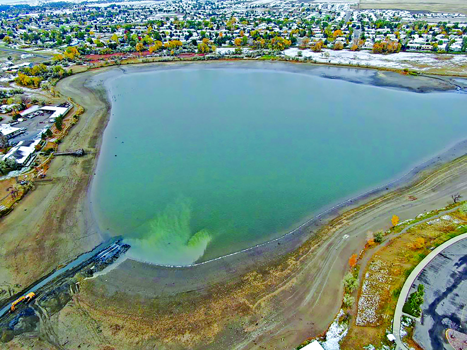 Lake Elmo is Exposing Shoreline: Tempting as It May Be... "Just Don't"