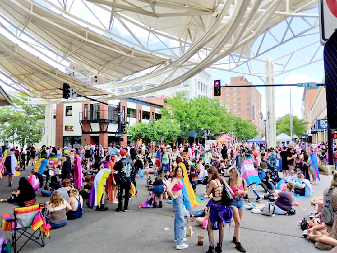 The weather was close to perfect for the some 4,000 people who celebrated LGBT PrideMonth in downtown Billings this Saturday, June 25, 2022. (Photos by Michael Marino)