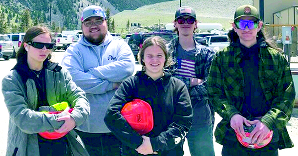 Build Montana graduates: (L-R) Rebecca Watson; Tyler Harakal; Olivia Parker; Bennett Petersen; and Noah Neice. (courtesy photo)
