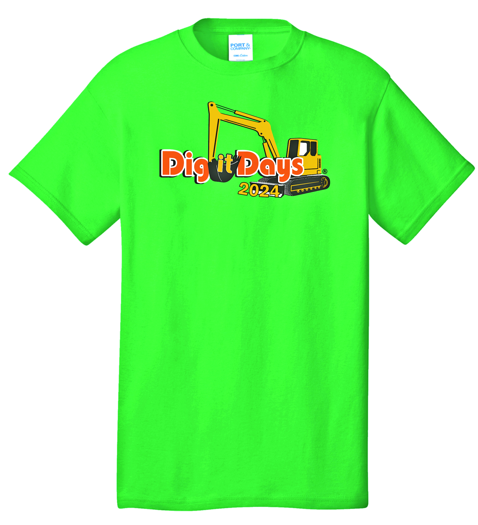 Over 1,500 Dig It Days 2024 T-shirt will be given away for free to kids, teenagers and adults until shirts are gone.