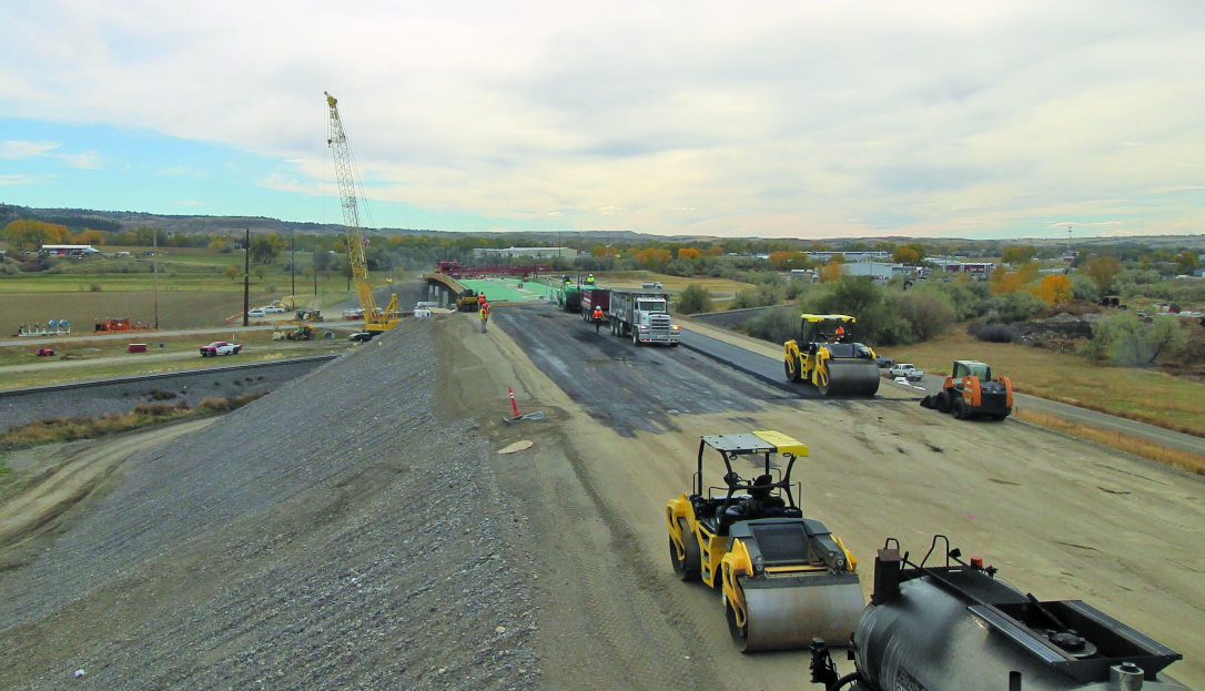 Billings Bypass Railroad Bridge Nearing Completion